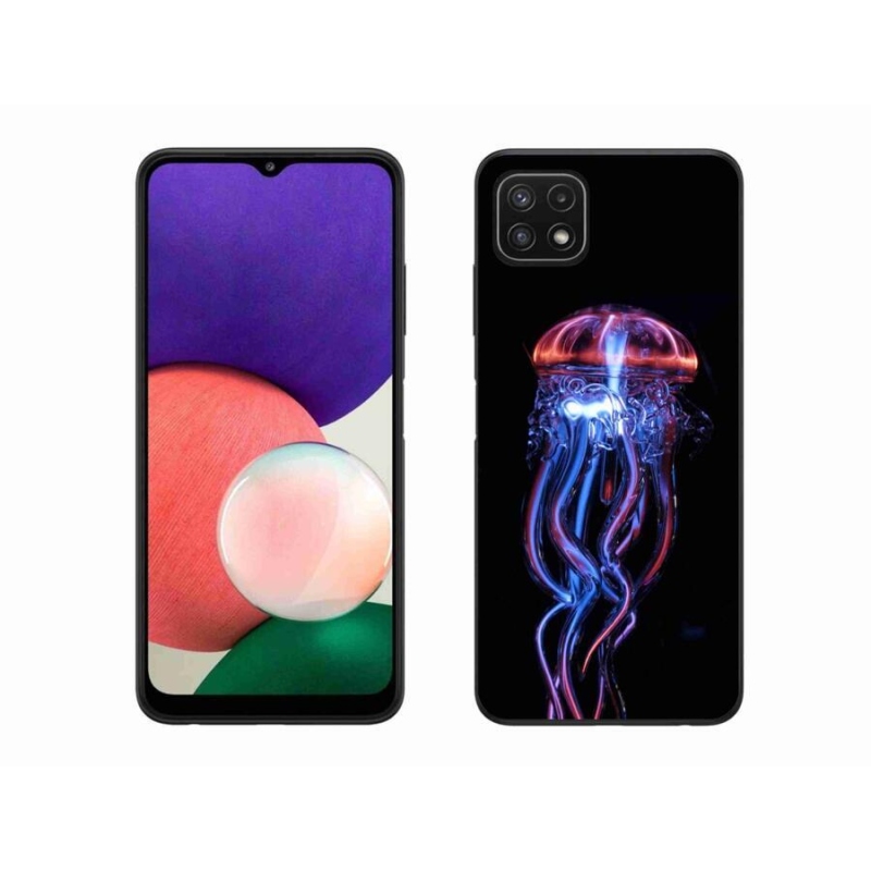 Gelový kryt mmCase na mobil Samsung Galaxy A22 5G - medúza