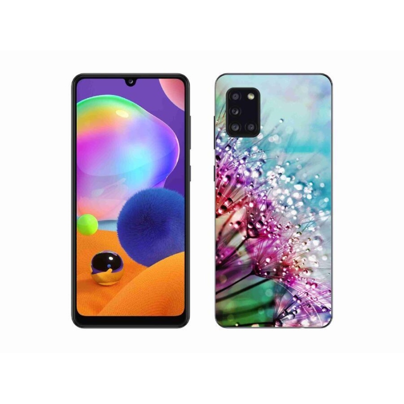 Gelový kryt mmCase na mobil Samsung Galaxy A31 - barevné květy