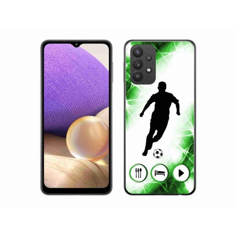 Gelový kryt mmCase na mobil Samsung Galaxy A32 5G - fotbalista