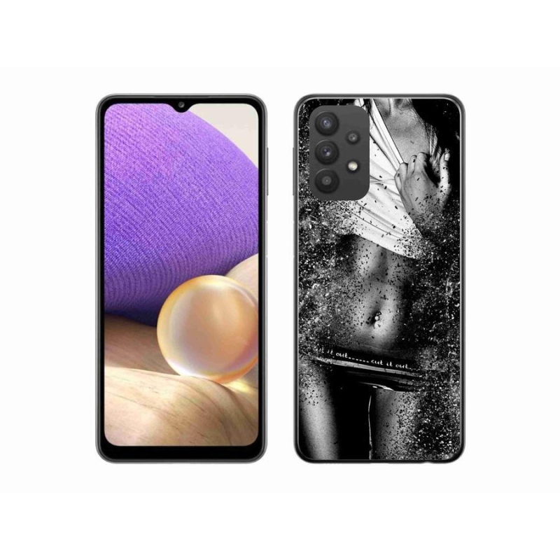 Gelový kryt mmCase na mobil Samsung Galaxy A32 5G - sexy žena 1