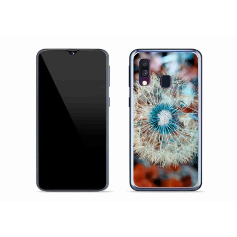 Gelový kryt mmCase na mobil Samsung Galaxy A40 - odkvetlá pampeliška 1