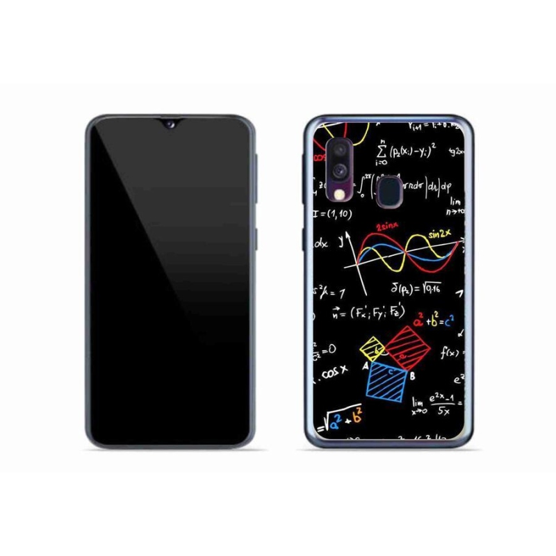 Gelový kryt mmCase na mobil Samsung Galaxy A40 - vzorečky