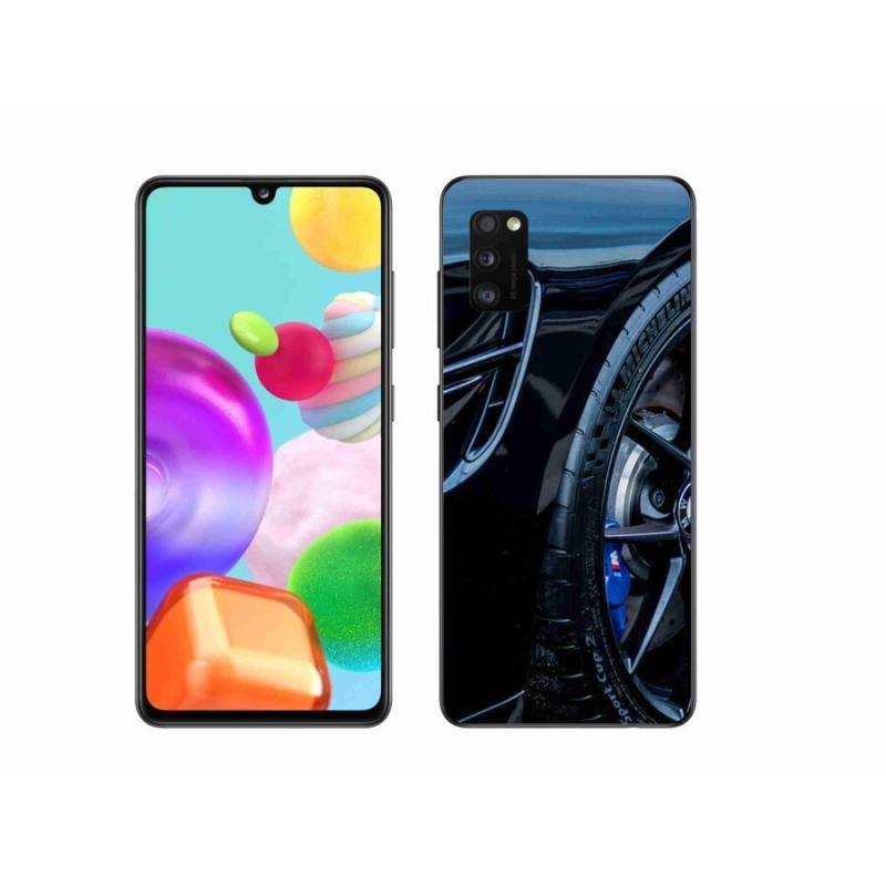 Gelový kryt mmCase na mobil Samsung Galaxy A41 - auto 2