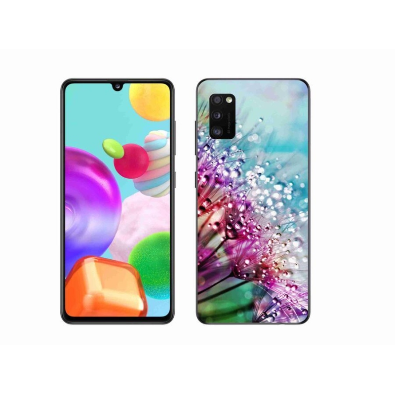 Gelový kryt mmCase na mobil Samsung Galaxy A41 - barevné květy