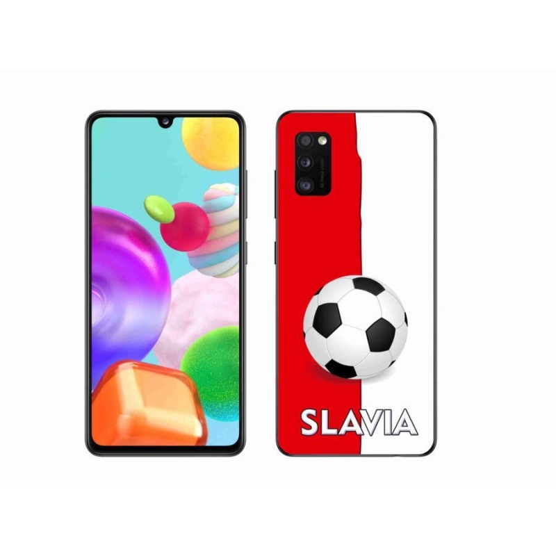 Gelový kryt mmCase na mobil Samsung Galaxy A41 - fotbal 2