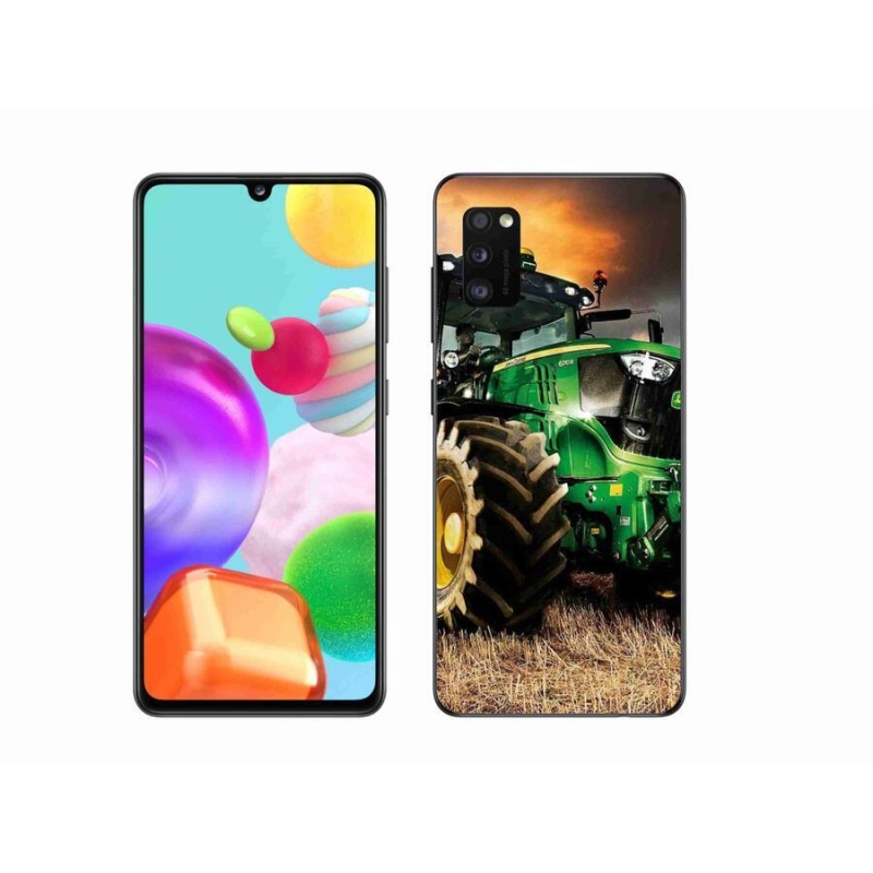 Gelový kryt mmCase na mobil Samsung Galaxy A41 - traktor