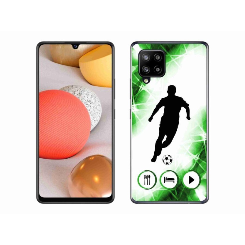 Gelový kryt mmCase na mobil Samsung Galaxy A42 5G - fotbalista