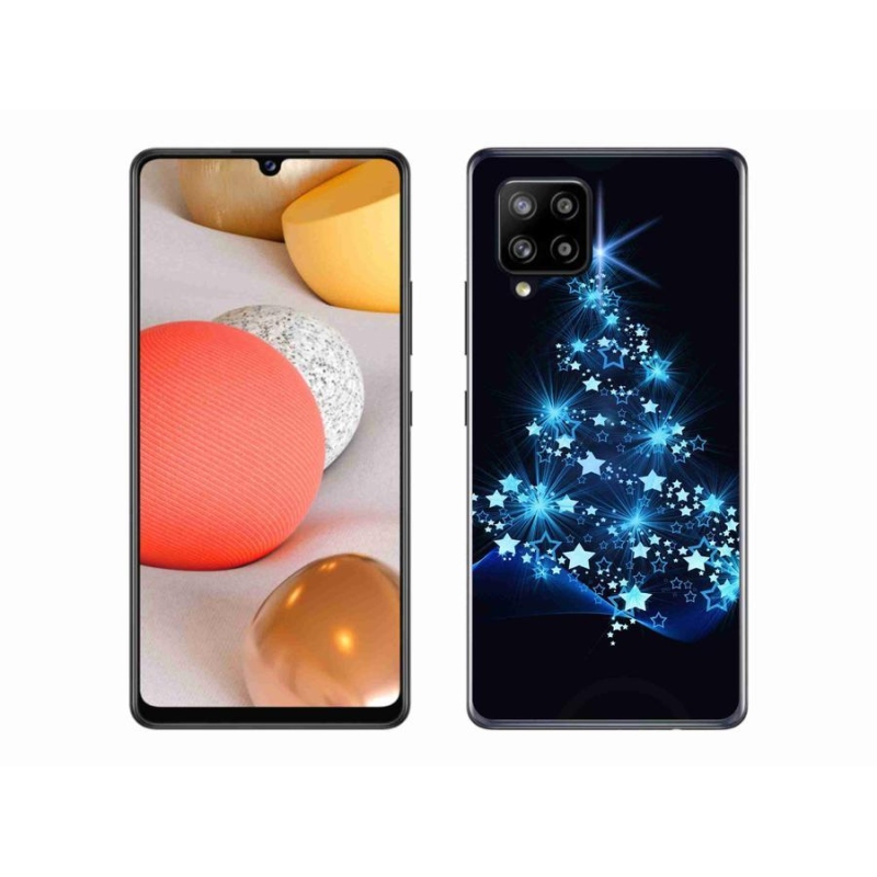 Gelový kryt mmCase na mobil Samsung Galaxy A42 5G- vánoční stromek