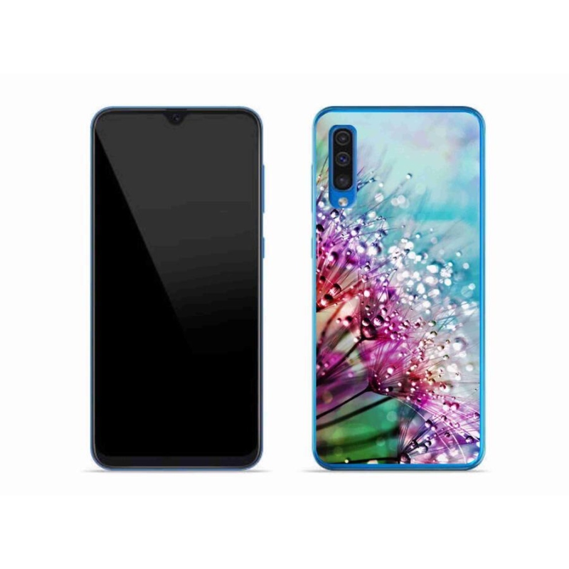 Gelový kryt mmCase na mobil Samsung Galaxy A50 - barevné květy
