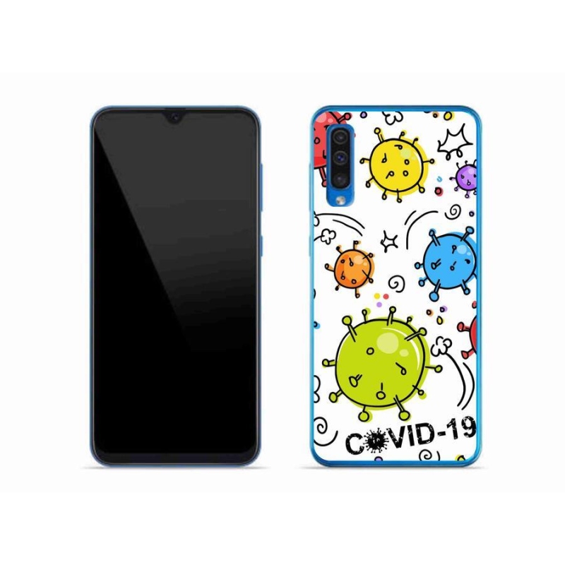 Gelový kryt mmCase na mobil Samsung Galaxy A50 - covid 2