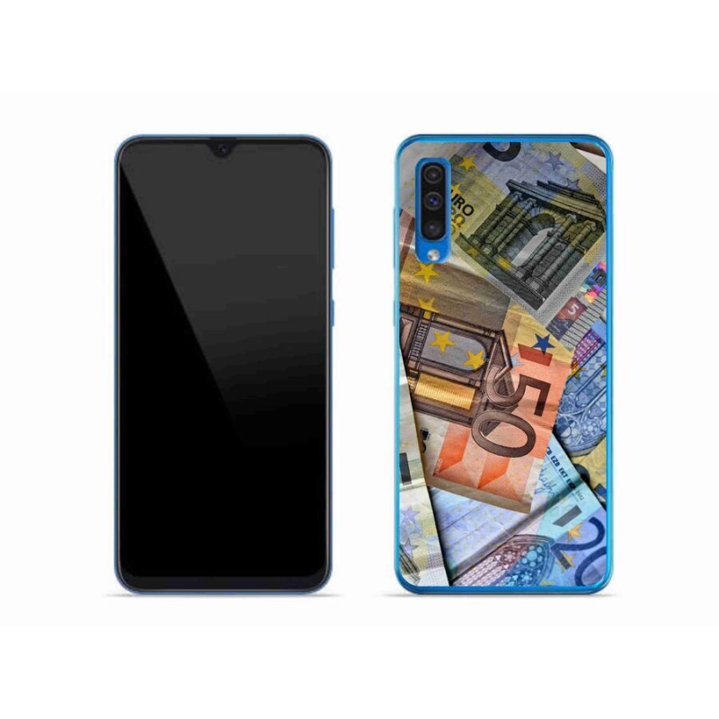 Gelový kryt mmCase na mobil Samsung Galaxy A50 - euro