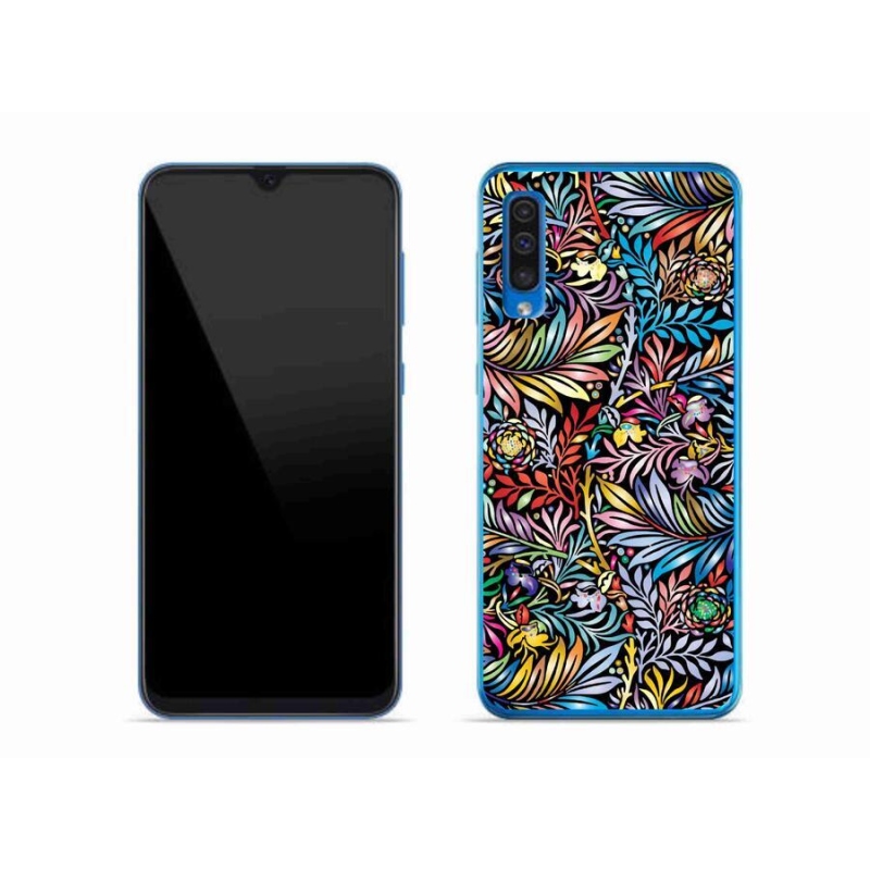 Gelový kryt mmCase na mobil Samsung Galaxy A50 - květiny 5