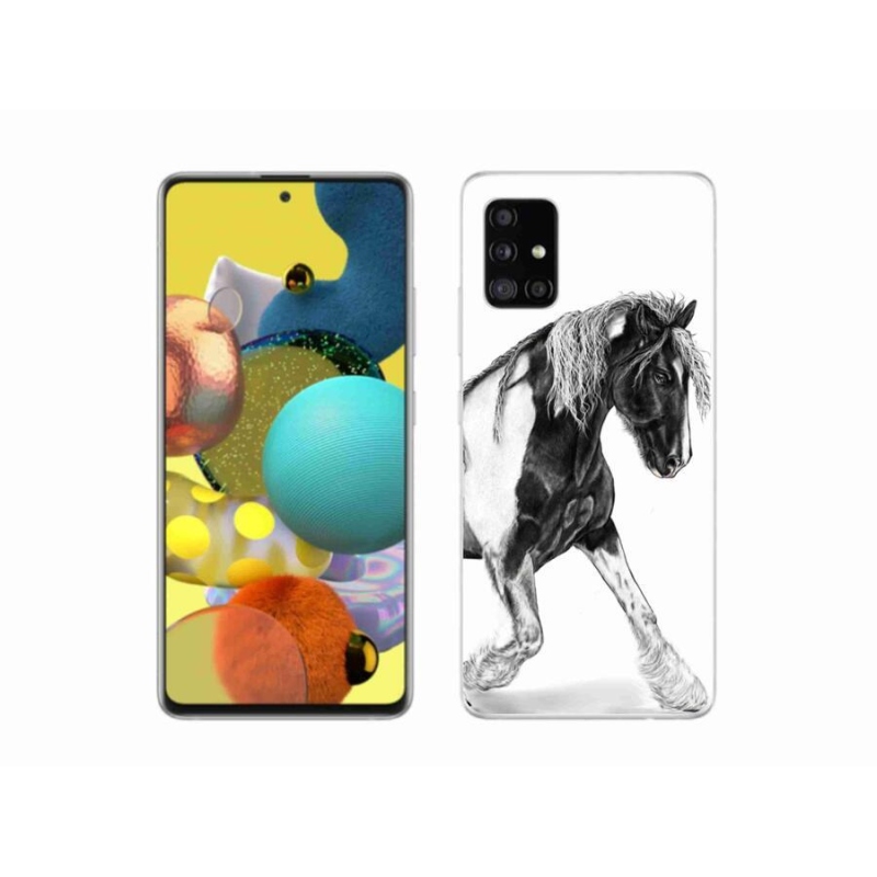 Gelový kryt mmCase na mobil Samsung Galaxy A51 5G - kůň