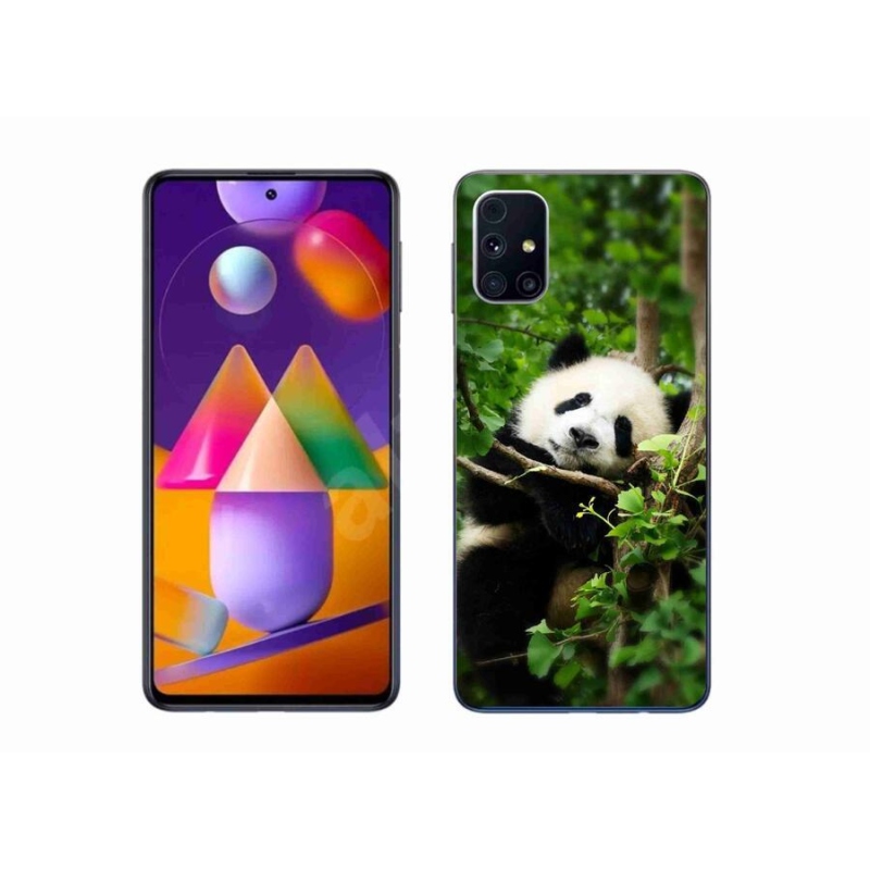 Gelový kryt mmCase na mobil Samsung Galaxy A51 5G - panda