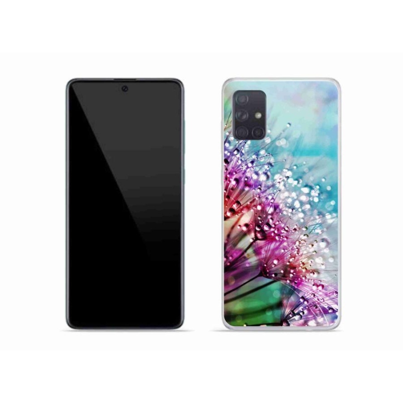 Gelový kryt mmCase na mobil Samsung Galaxy A51 - barevné květy