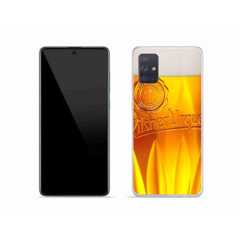 Gelový kryt mmCase na mobil Samsung Galaxy A51 - pivo