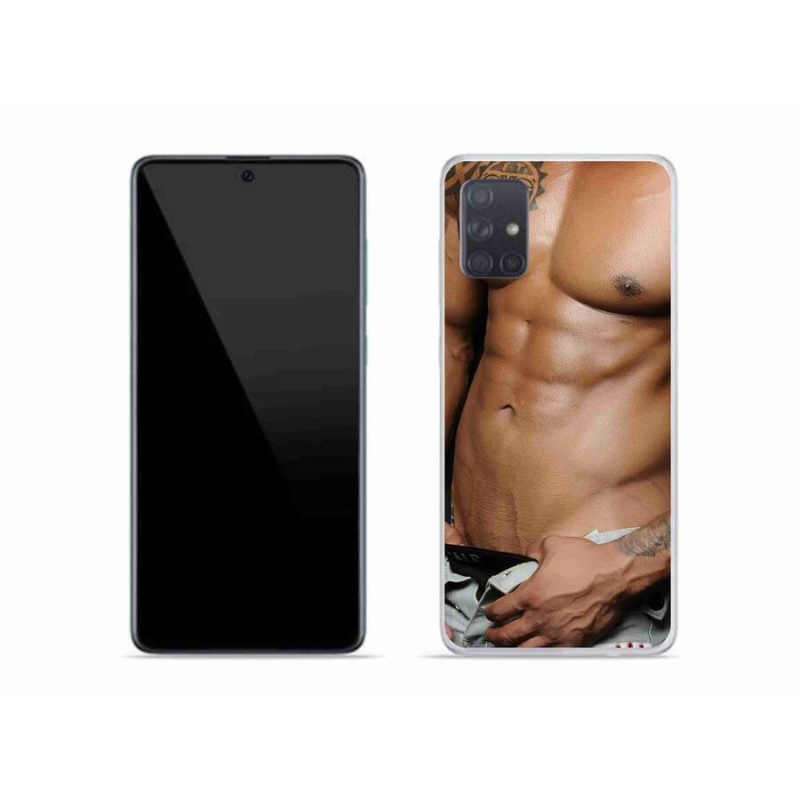 Gelový kryt mmCase na mobil Samsung Galaxy A51 - sexy muž