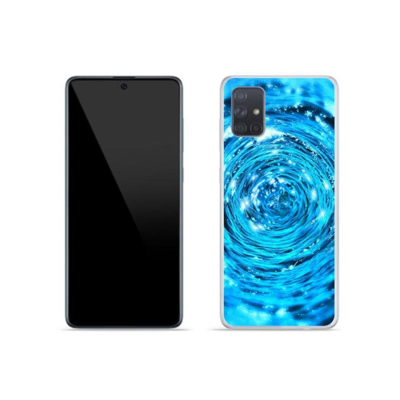Gelový kryt mmCase na mobil Samsung Galaxy A51 - vodní vír
