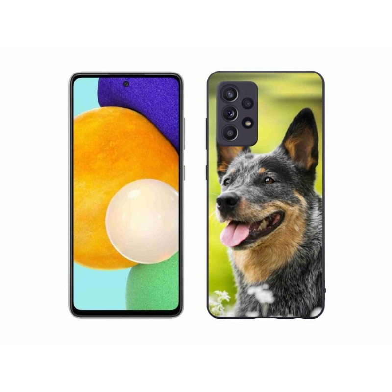 Gelový kryt mmCase na mobil Samsung Galaxy A52/A52 5G - australský honácký pes
