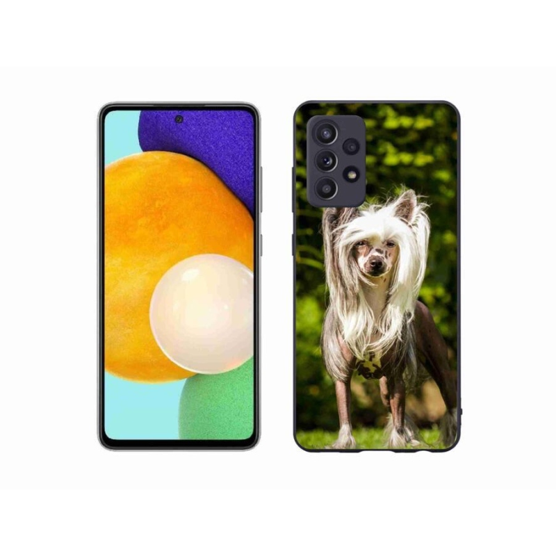 Gelový kryt mmCase na mobil Samsung Galaxy A52/A52 5G - čínský chocholatý pes