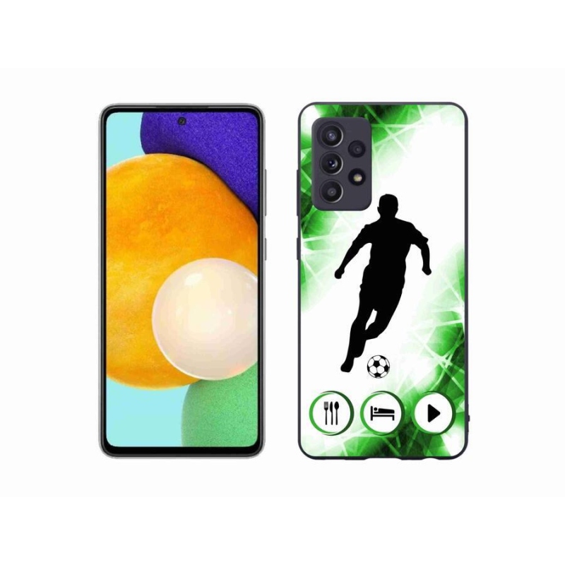 Gelový kryt mmCase na mobil Samsung Galaxy A52/A52 5G - fotbalista