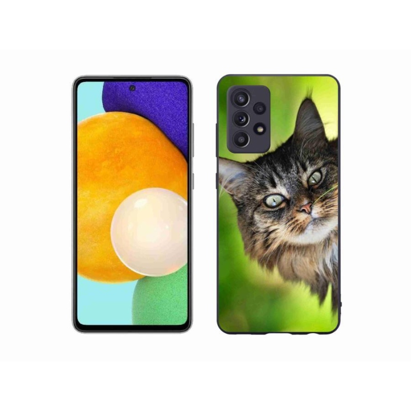 Gelový kryt mmCase na mobil Samsung Galaxy A52/A52 5G - kočka 3
