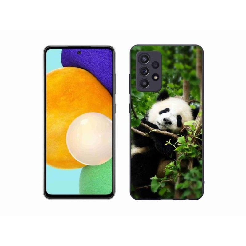 Gelový kryt mmCase na mobil Samsung Galaxy A52/A52 5G - panda
