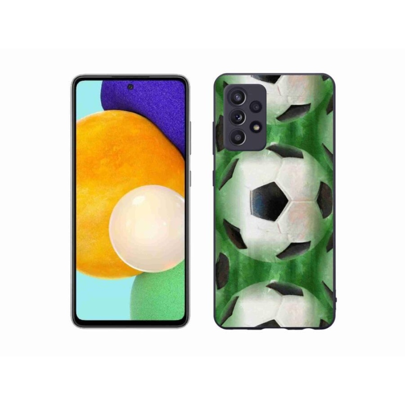 Gelový kryt mmCase na mobil Samsung Galaxy A52s 5G - fotbalový míč