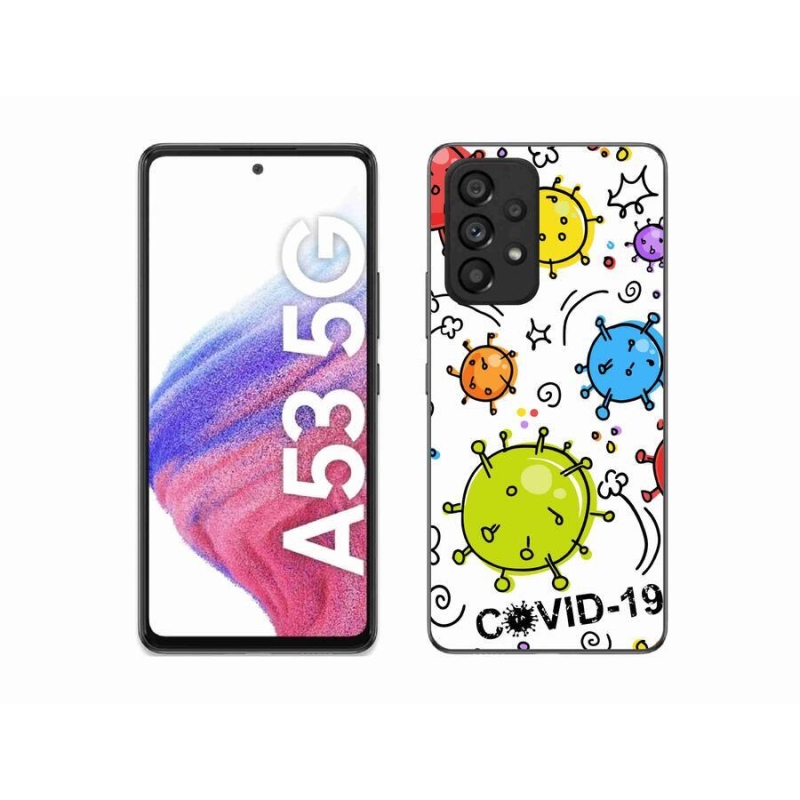 Gelový kryt mmCase na mobil Samsung Galaxy A53 5G - covid 2