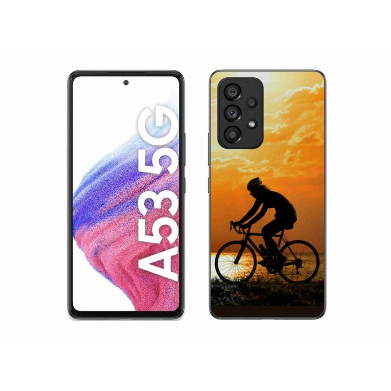 Gelový kryt mmCase na mobil Samsung Galaxy A53 5G - cyklovýlet