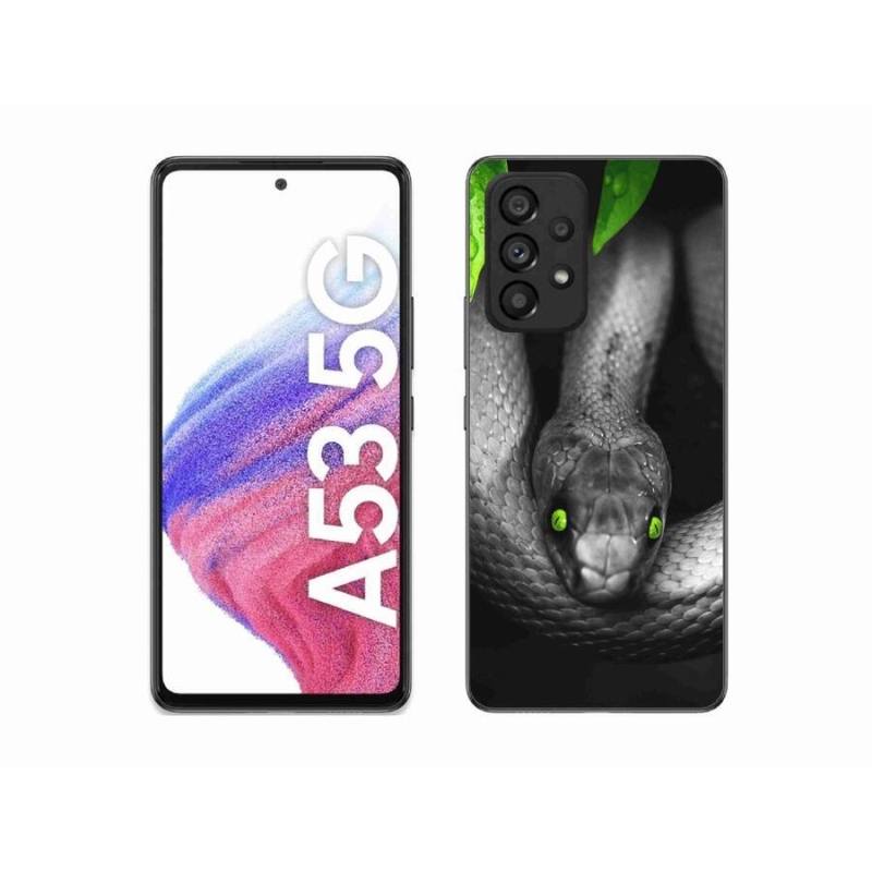Gelový kryt mmCase na mobil Samsung Galaxy A53 5G - had