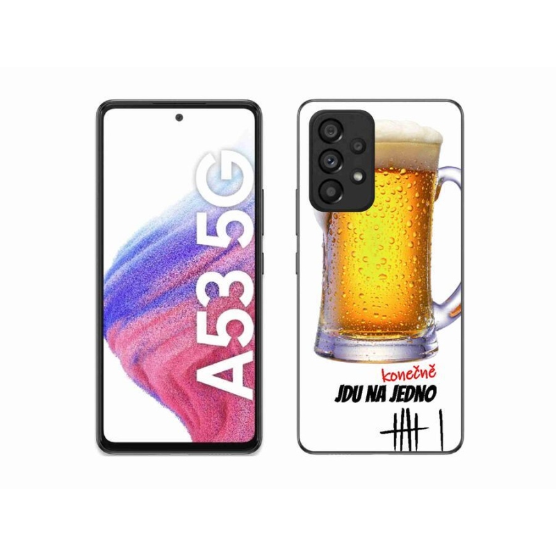 Gelový kryt mmCase na mobil Samsung Galaxy A53 5G - jdu na jedno