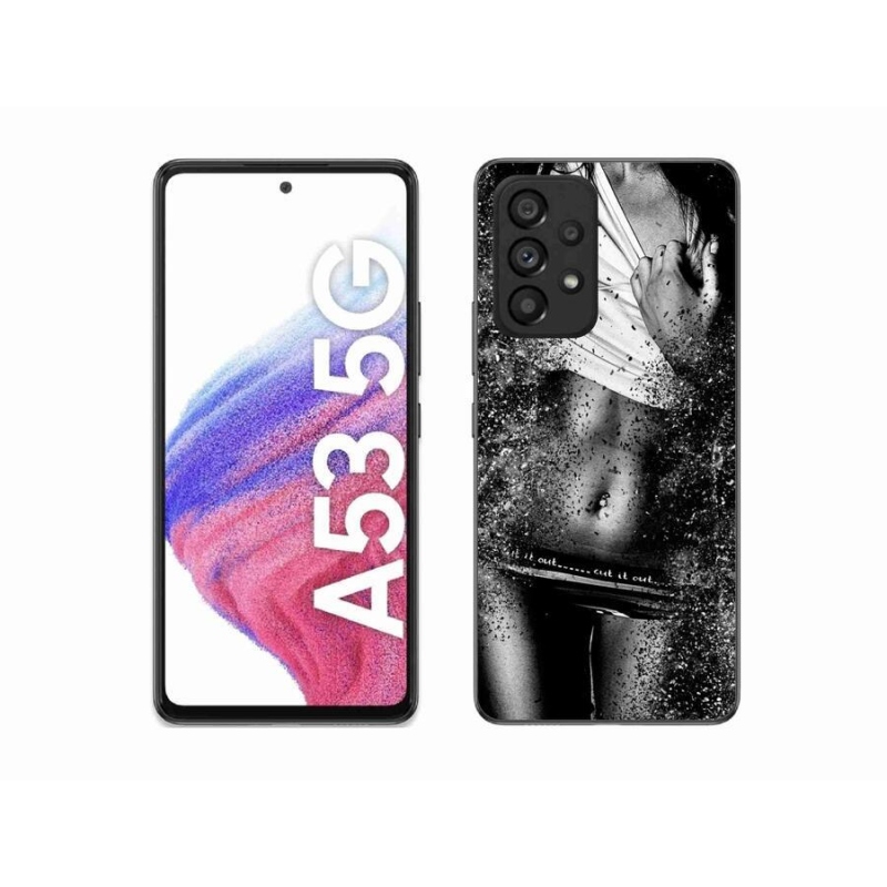 Gelový kryt mmCase na mobil Samsung Galaxy A53 5G - sexy žena 1