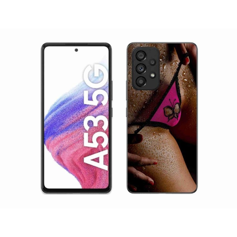 Gelový kryt mmCase na mobil Samsung Galaxy A53 5G - sexy žena