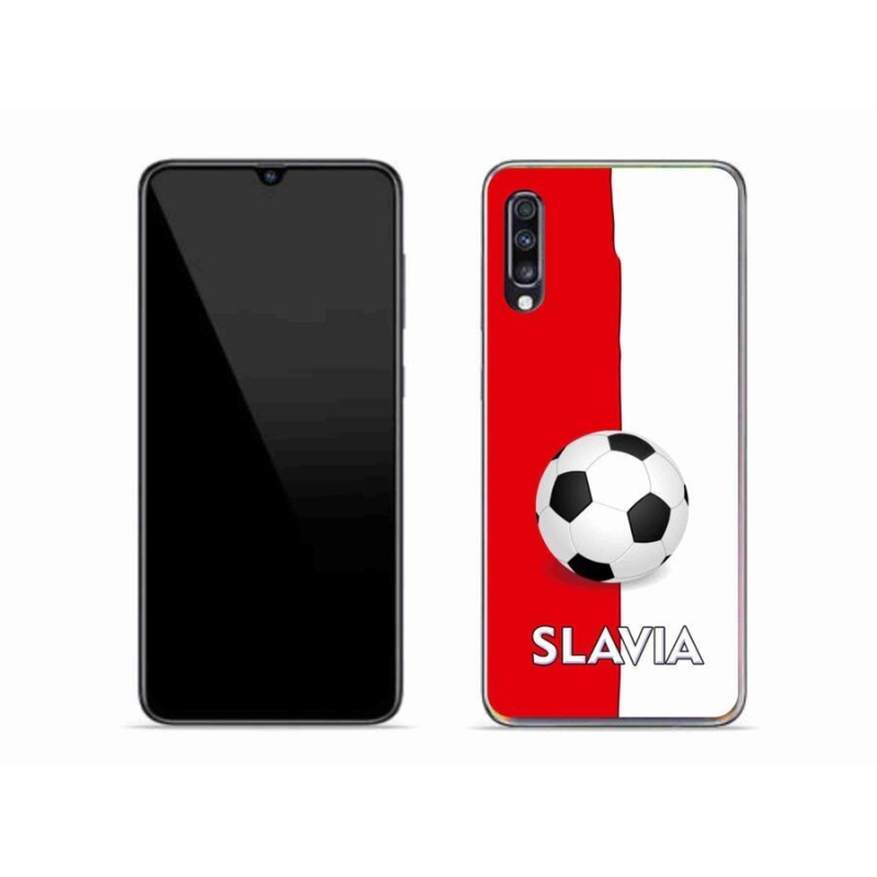 Gelový kryt mmCase na mobil Samsung Galaxy A70 - fotbal 2