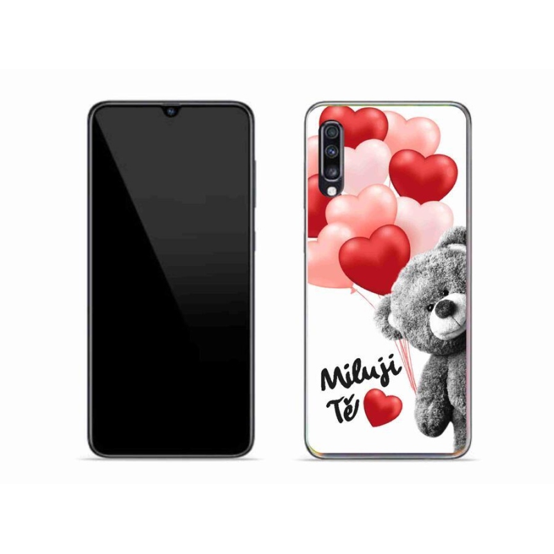 Gelový kryt mmCase na mobil Samsung Galaxy A70 - miluji Tě