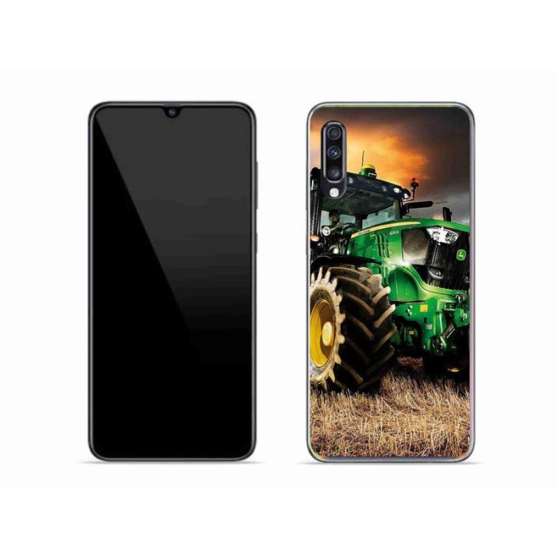 Gelový kryt mmCase na mobil Samsung Galaxy A70 - traktor