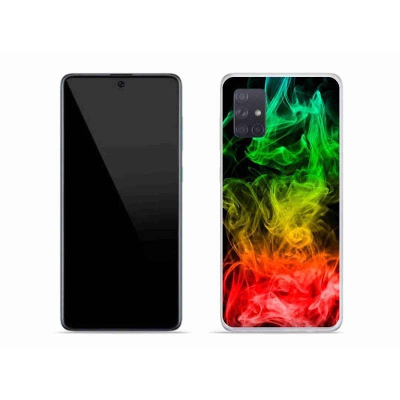 Gelový kryt mmCase na mobil Samsung Galaxy A71 - abstraktní vzor 7