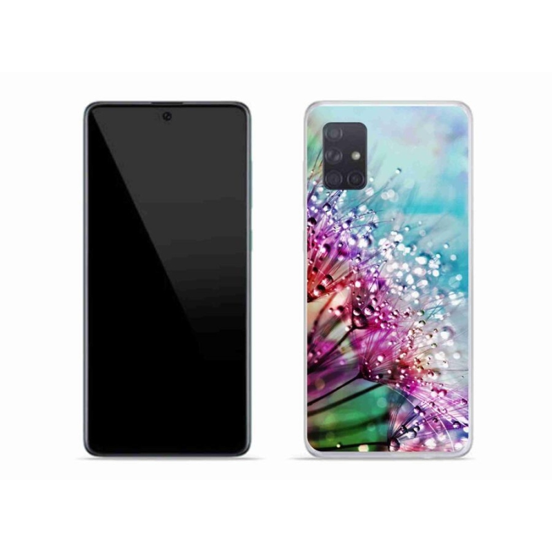 Gelový kryt mmCase na mobil Samsung Galaxy A71 - barevné květy