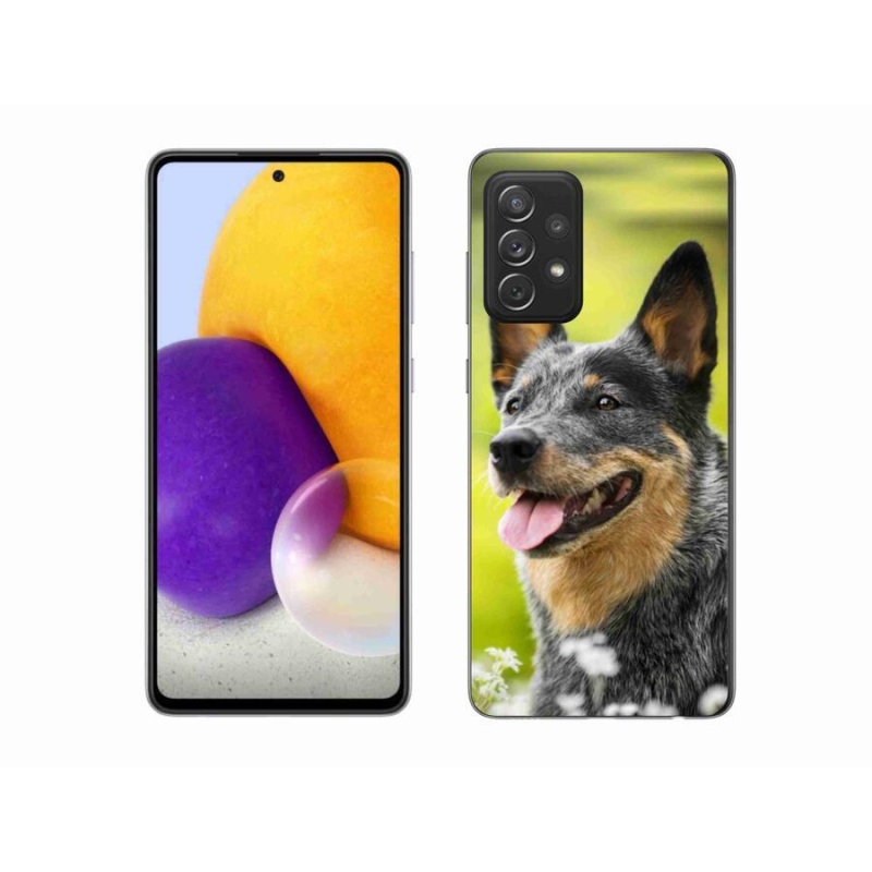 Gelový kryt mmCase na mobil Samsung Galaxy A72/A72 5G - australský honácký pes
