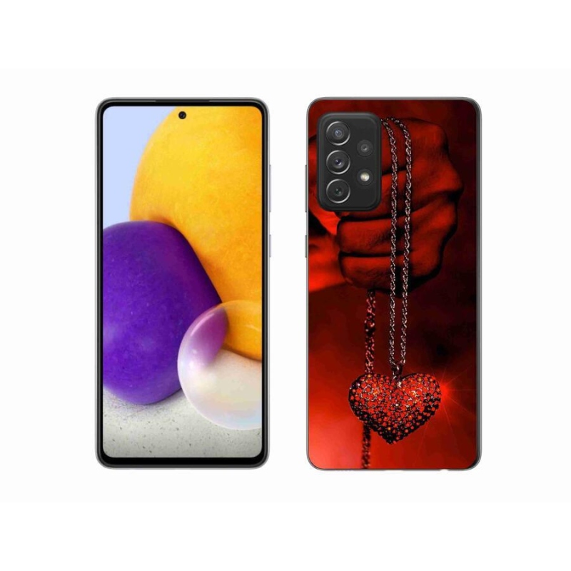 Gelový kryt mmCase na mobil Samsung Galaxy A72/A72 5G - náhrdelník