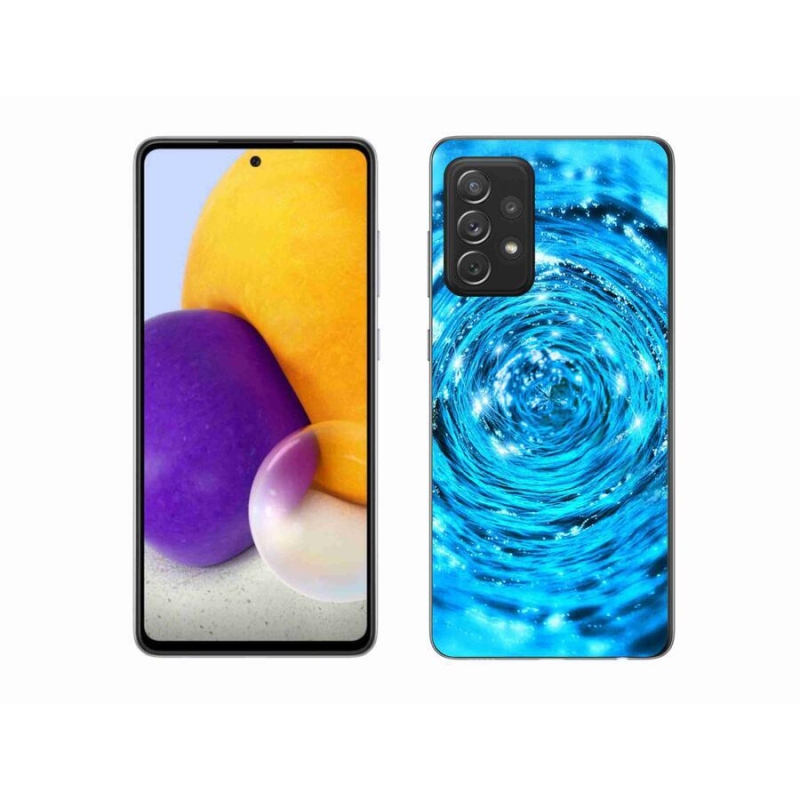 Gelový kryt mmCase na mobil Samsung Galaxy A72/A72 5G - vodní vír