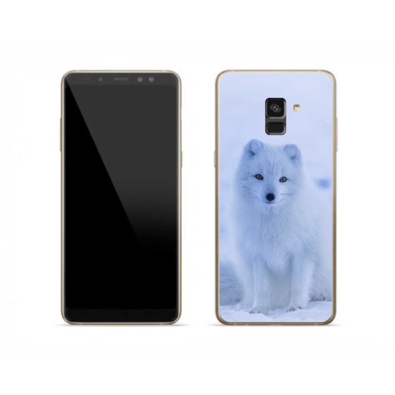Gelový kryt mmCase na mobil Samsung Galaxy A8 (2018) - polární liška