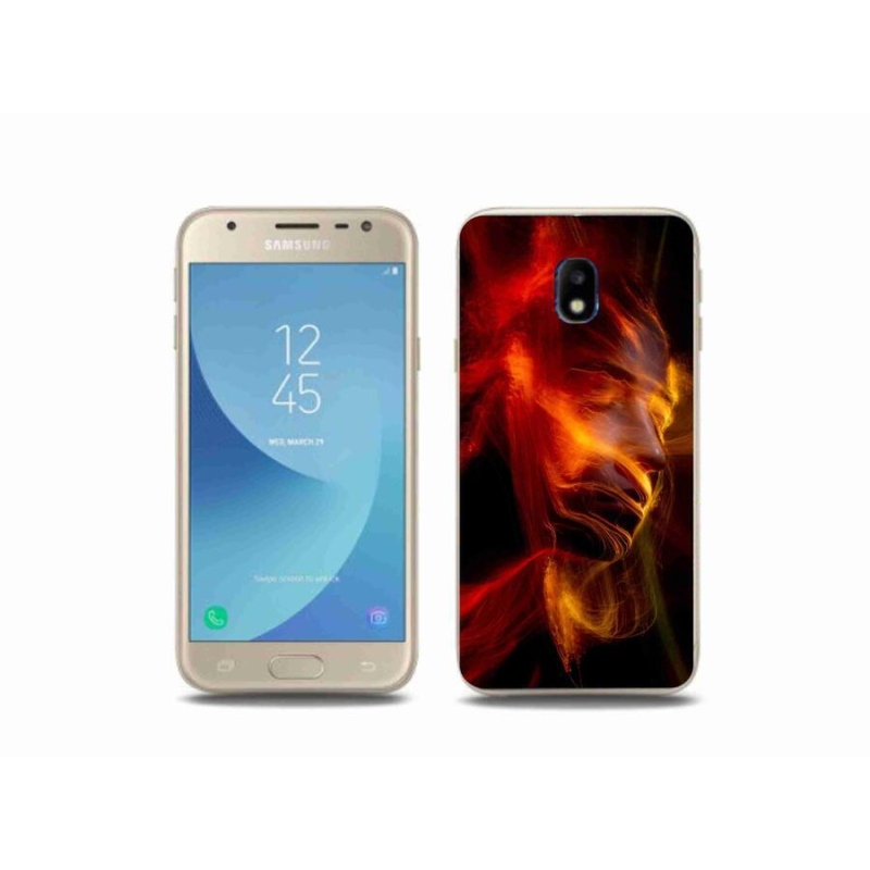 Gelový kryt mmCase na mobil Samsung Galaxy J3 (2017) - abstrakt 18