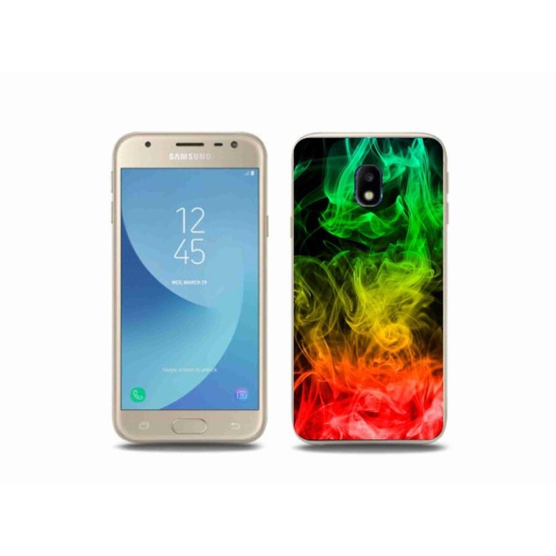 Gelový kryt mmCase na mobil Samsung Galaxy J3 (2017) - abstraktní vzor 7