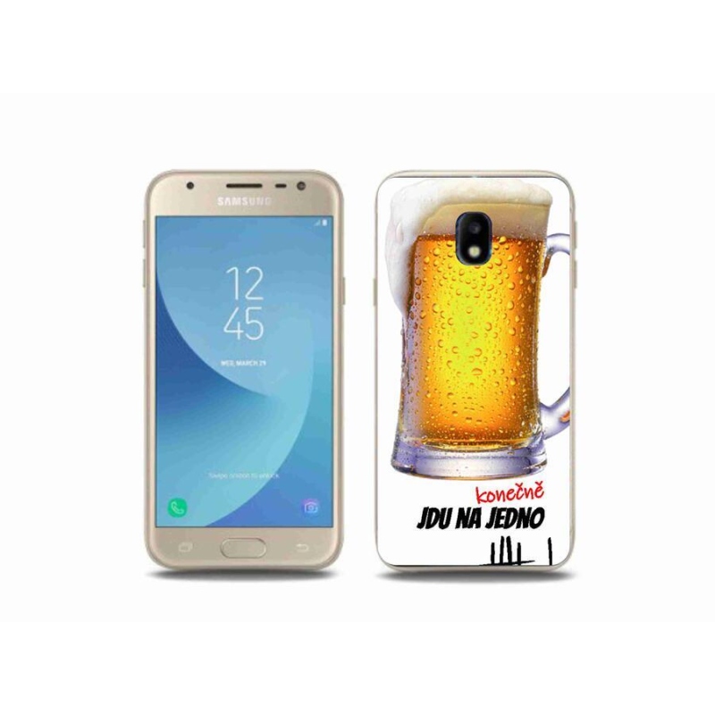 Gelový kryt mmCase na mobil Samsung Galaxy J3 (2017) - jdu na jedno