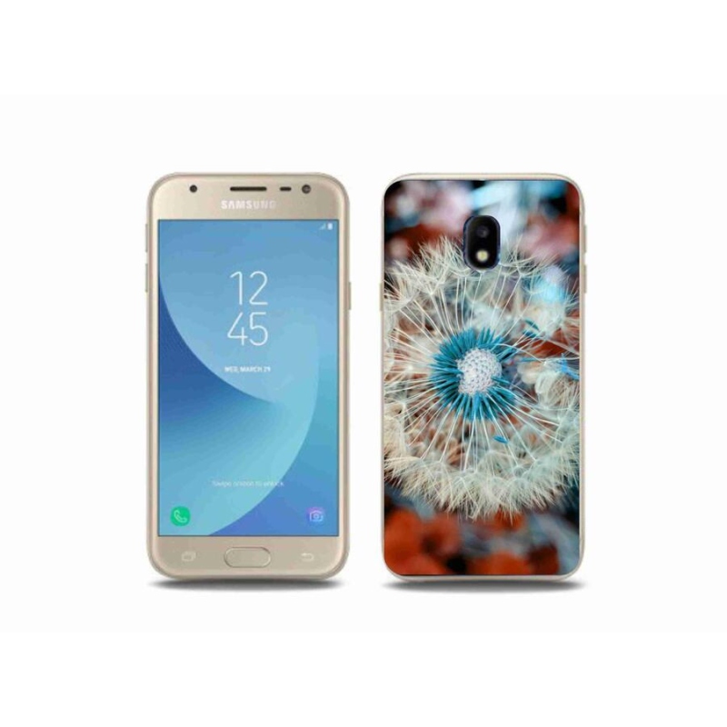 Gelový kryt mmCase na mobil Samsung Galaxy J3 (2017) - odkvetlá pampeliška 1