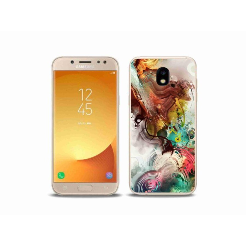 Gelový kryt mmCase na mobil Samsung Galaxy J5 (2017) - abstrakt 1