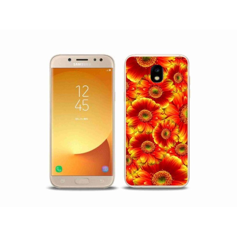 Gelový kryt mmCase na mobil Samsung Galaxy J5 (2017) - gerbera 1