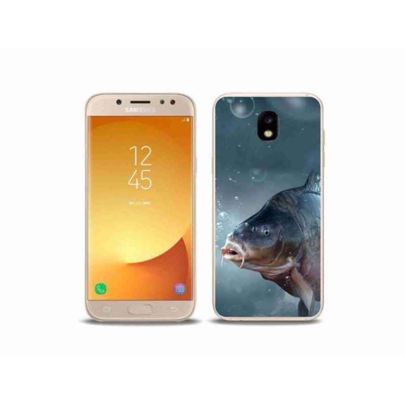 Gelový kryt mmCase na mobil Samsung Galaxy J5 (2017) - kapr a bublinky